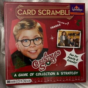 A Christmas Story Card Scramble Board Game. New factory sealed